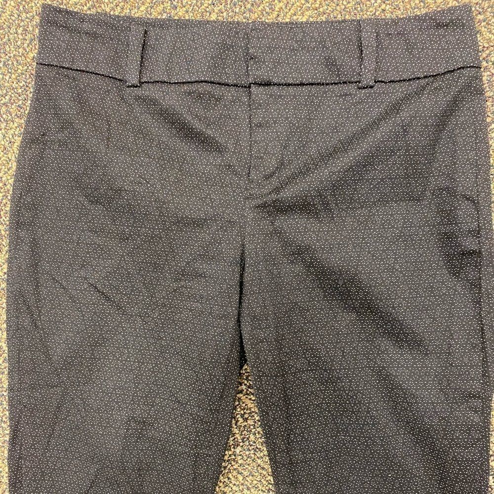 Calvin klein Black printed flat‎ front twill ankle pants - Picture 5 of 8